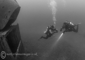 Divers & Wessex helicopter.
Capernwray. by Mark Thomas 